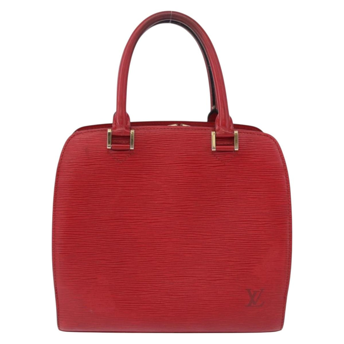 LOUIS VUITTON Epi Pont Neuf Hand Bag Red M52057 LV Auth ep15754