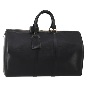 Louis Vuitton Epi Keepall 45 Boston Bag Black