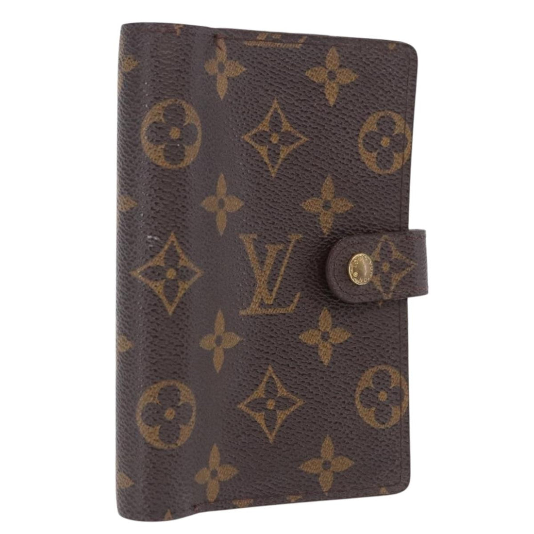 LOUIS VUITTON Monogram Agenda PM Day Planner Cover R20005 LV Auth 197145