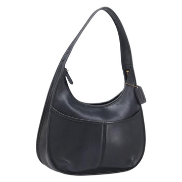 Coach Ergo Shoulder Bag Leather Black Gold