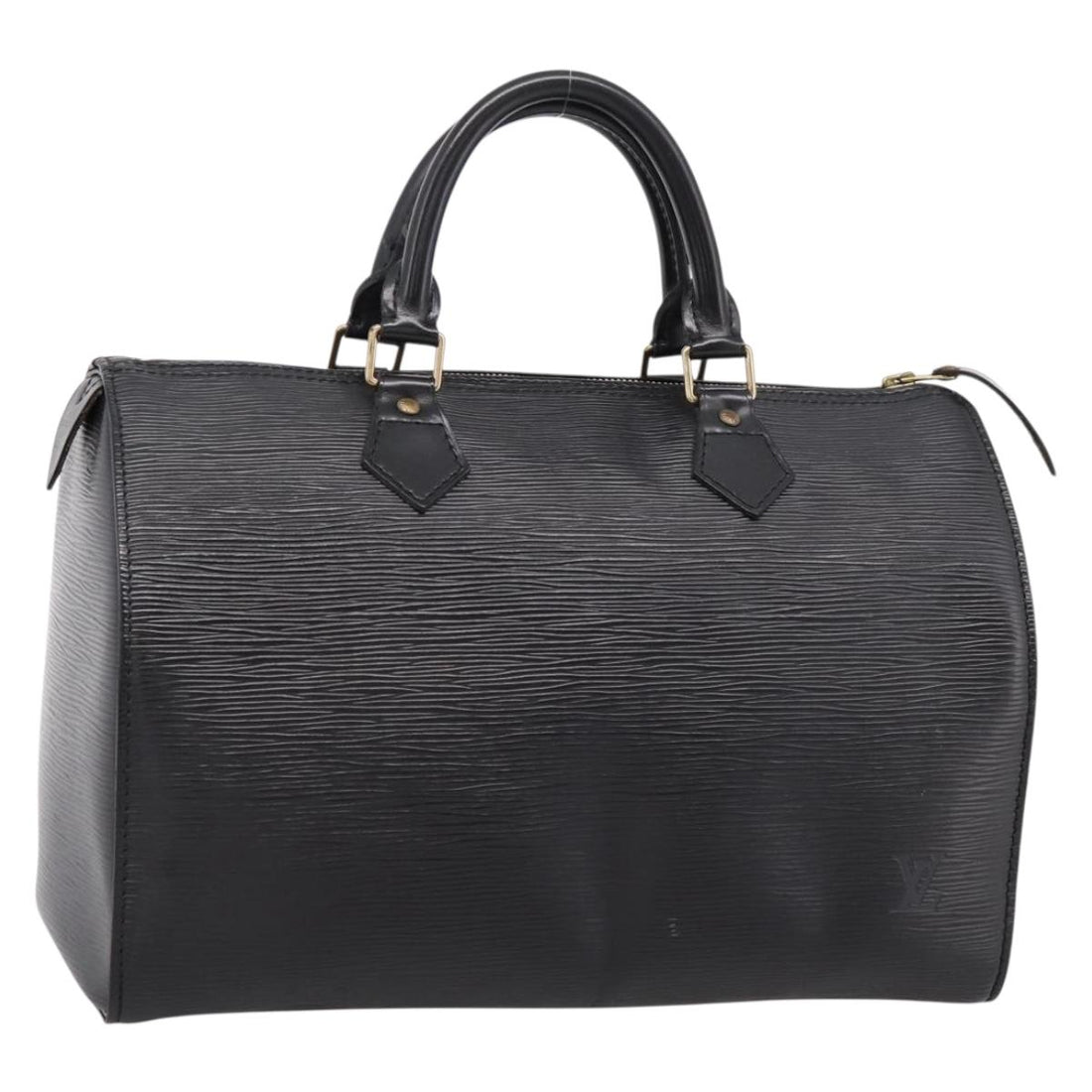 LOUIS VUITTON Epi Speedy 35 Hand Bag Noir Black M42992 LV Auth am12284V