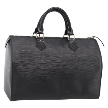 LOUIS VUITTON Epi Speedy 35 Hand Bag Noir Black M42992 LV Auth am12284V