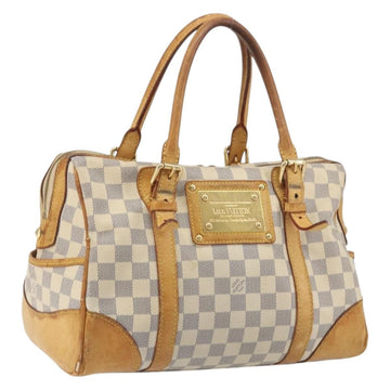 LOUIS VUITTON Damier Azur Berkeley Hand Bag N52001 LV Auth BA14936