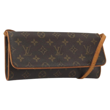LOUIS VUITTON Monogram Pochette Twin GM Shoulder Bag M51852 LV Auth BA14978