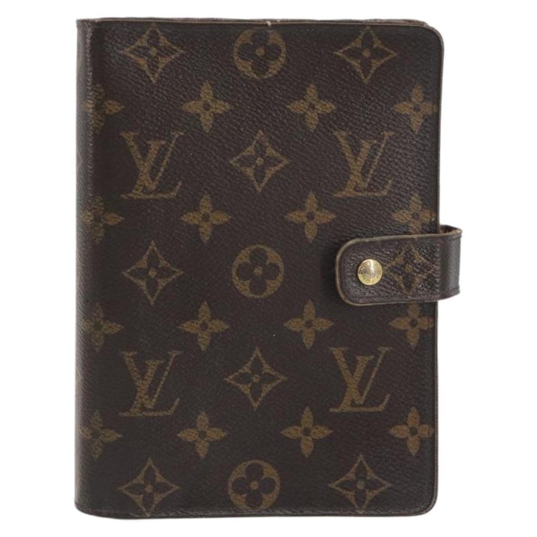 LOUIS VUITTON Monogram Agenda MM Day Planner Cover R20105 LV Auth 197218