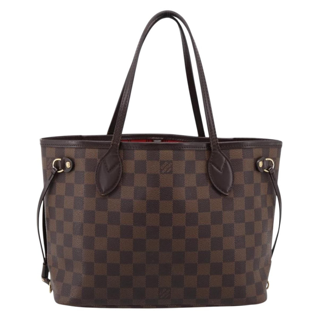 LOUIS VUITTON Damier Ebene Neverfull PM Tote Bag N51109 LV Auth 197447