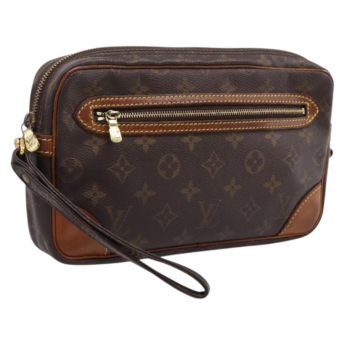 Louis Vuitton Monogram Marly Dragonne GM Clutch Bag (Grade C)