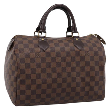 LOUIS VUITTON Damier Ebene Speedy 30 Hand Bag N41364 LV Auth 197300V