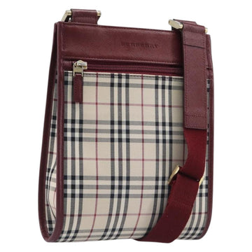Burberry Nova Check Shoulder Bag Canvas Beige Gold (Grade AB)