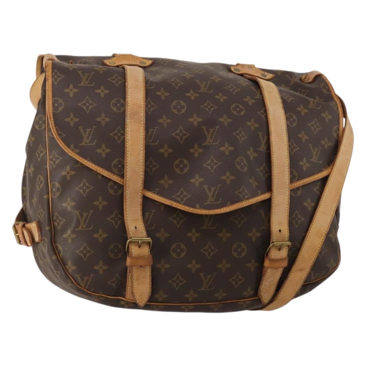 Louis Vuitton Monogram Saumur 43 Shoulder Bag (Grade C)