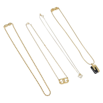 Givenchy Necklace Metal 4 Set Gold Tone (Grade B)