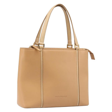Burberry Handbag Leather Beige Gold (Grade B)