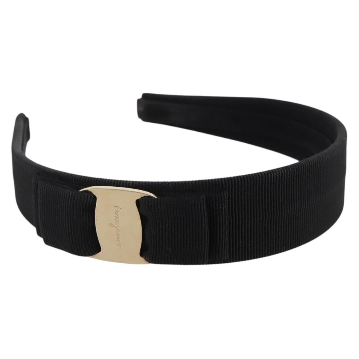 Salvatore Ferragamo Vala Katyusha Canvas Black