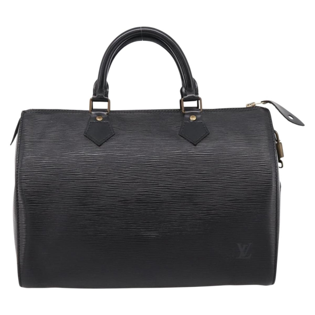 LOUIS VUITTON Epi Speedy 30 Hand Bag Noir Black M43002 LV Auth 194917V