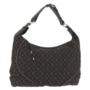 Louis Vuitton Monogram Mini Lin Manon MM Bag Brown Ebene