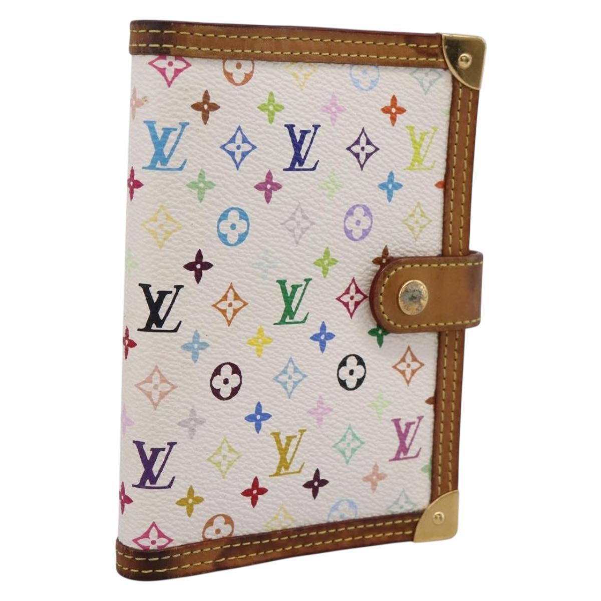 Louis Vuitton Monogram Multicolor Agenda PM Planner White