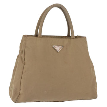 Prada Handbag Nylon Beige