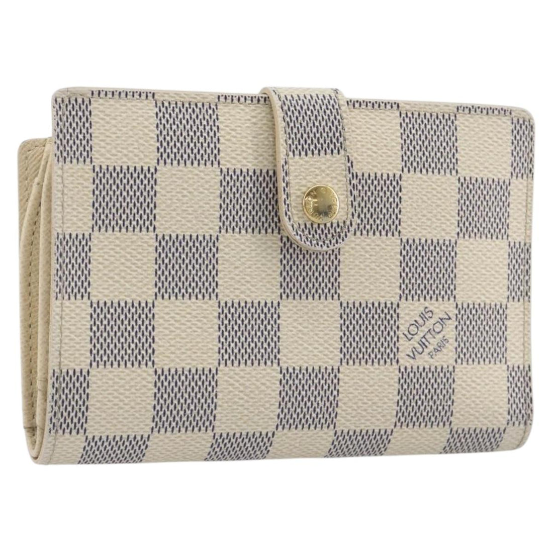 LOUIS VUITTON Damier Azur Portefeuille Viennois Wallet N61676 LV Auth am12345V