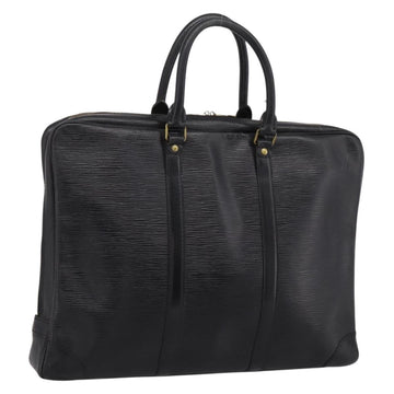 LOUIS VUITTON Epi Porte Documents Voyage Business Bag Black M40321 Auth 197474