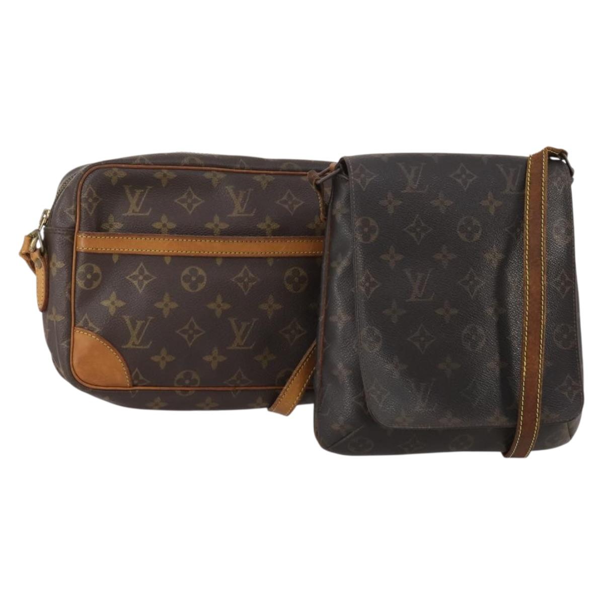 Louis Vuitton Monogram Shoulder Bag 2 Set (Grade CD)