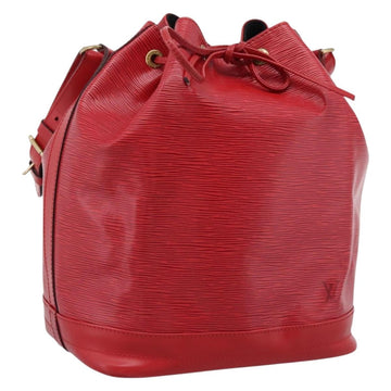 Louis Vuitton Epi Noe Shoulder Bag Red