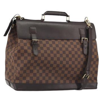 LOUIS VUITTON Damier Ebene West End PM Boston Bag 2way N41130 LV Auth bs36579A