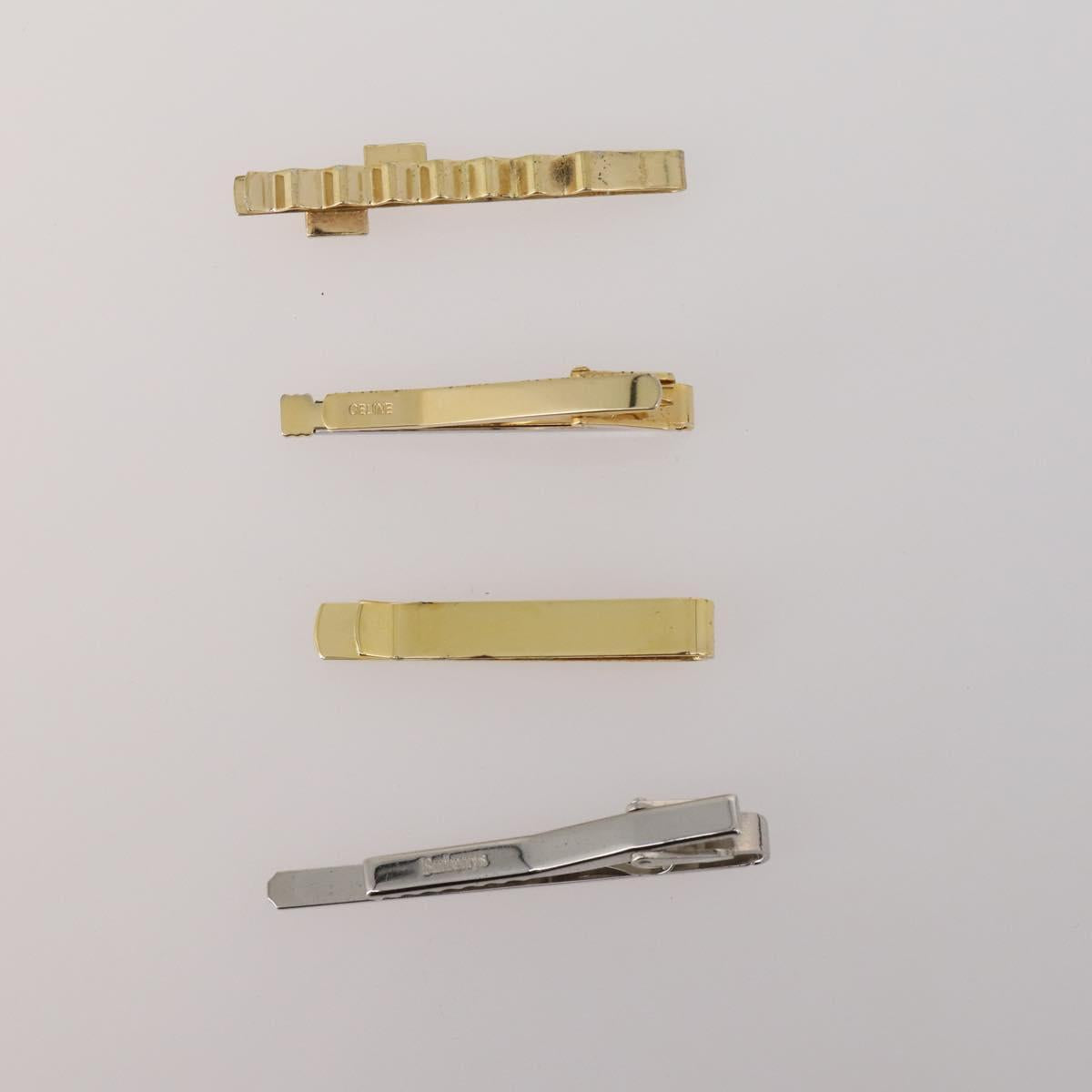 Burberrys Christian Dior Celine  Saint Laurent Cuffs 10 Set Gold Auth BA14532
