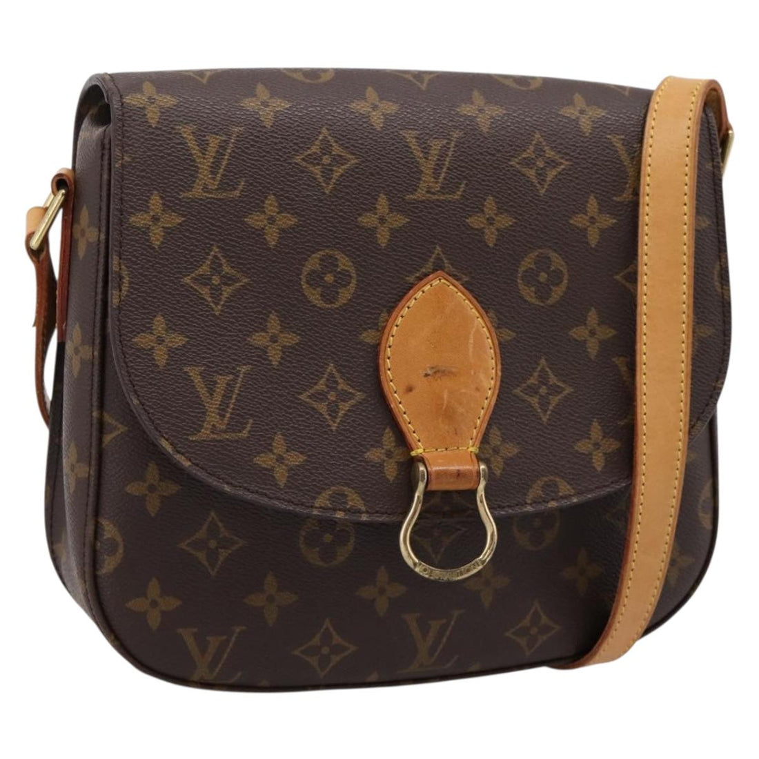 LOUIS VUITTON Monogram Saint Cloud GM Shoulder Bag M51242 LV Auth ep15739