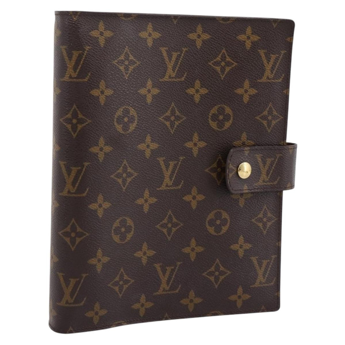 LOUIS VUITTON Monogram Agenda GM Day Planner Cover R20006 LV Auth 197546A