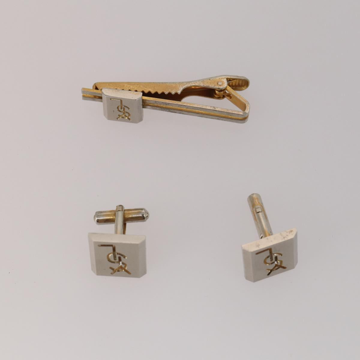 Burberrys Christian Dior Celine  Saint Laurent Cuffs 10 Set Gold Auth BA14532