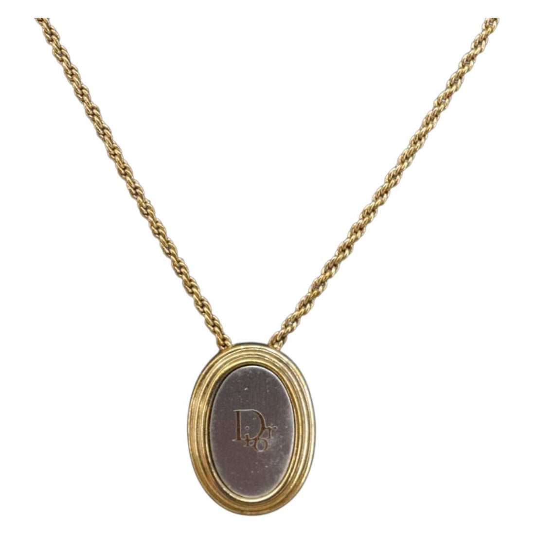 Christian Dior Necklace Metal Gold Tone (Grade BC)