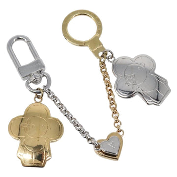 Louis Vuitton Chain Vivienne BFF Key Holder Metal Silver