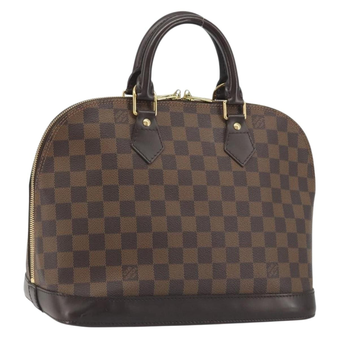 LOUIS VUITTON Damier Ebene Alma Hand Bag N51131 LV Auth 197507A