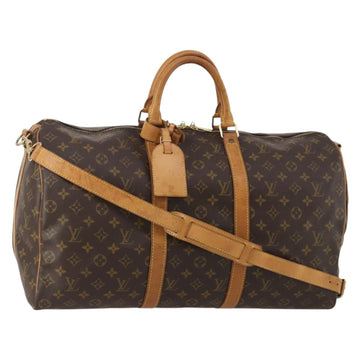 LOUIS VUITTON Monogram Keepall Bandouliere 45 Boston Bag M41418 LV Auth 194750