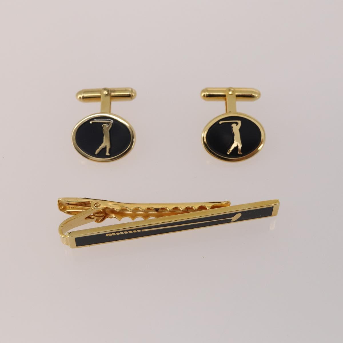Burberrys Christian Dior Celine  Saint Laurent Cuffs 10 Set Gold Auth BA14532