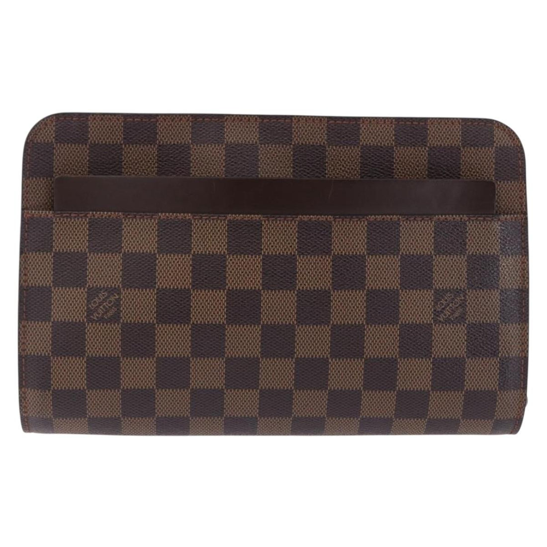 LOUIS VUITTON Damier Ebene Saint Louis Clutch Bag N51993 LV Auth BA14869