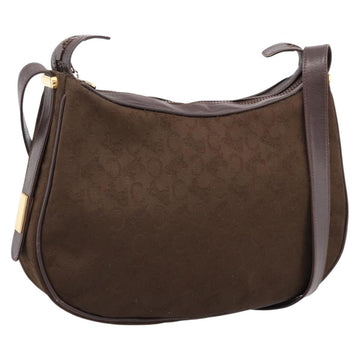 Celine C Sulky Shoulder Bag Brown Gold