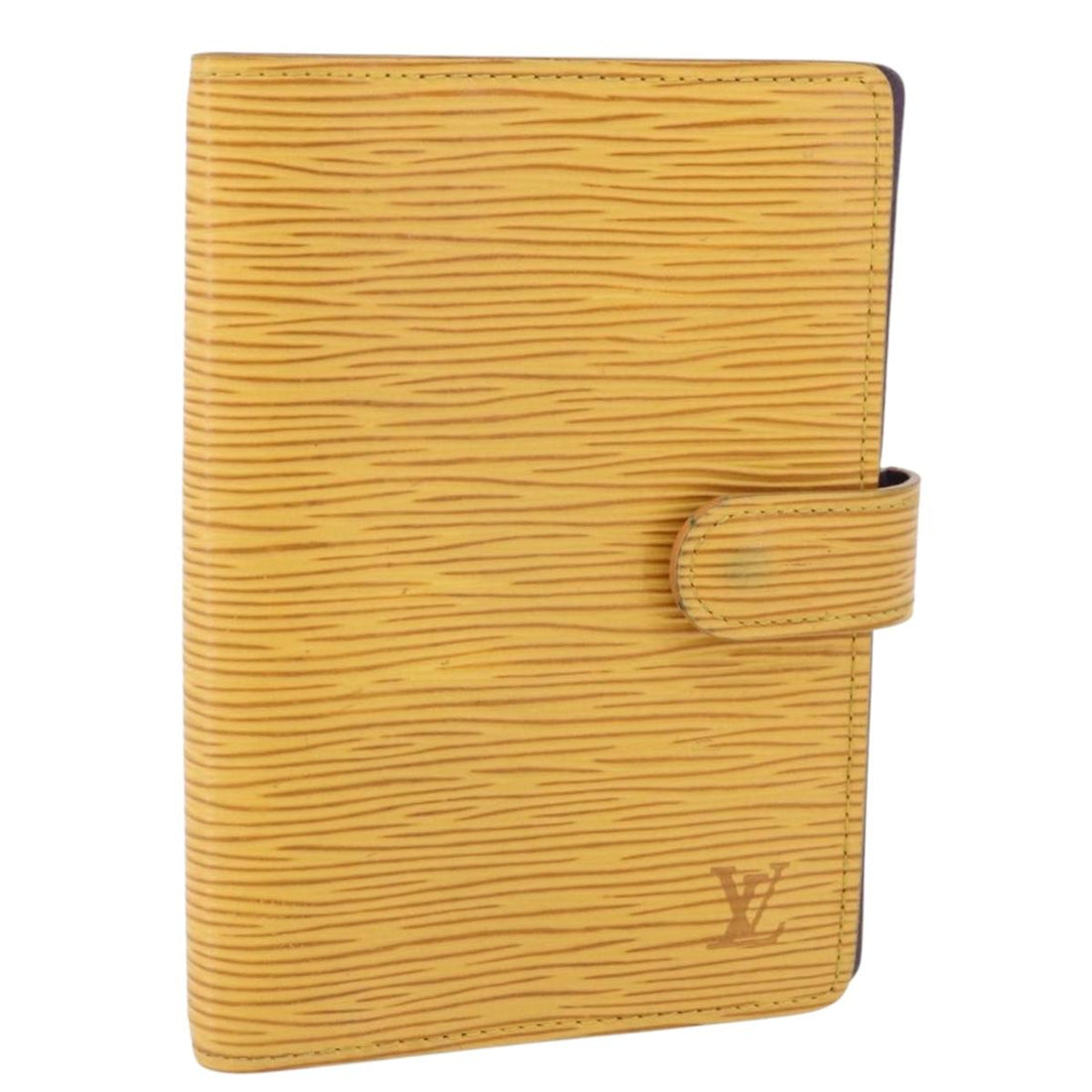 LOUIS VUITTON Epi Agenda PM Day Planner Cover Yellow R20059 LV Auth 197146
