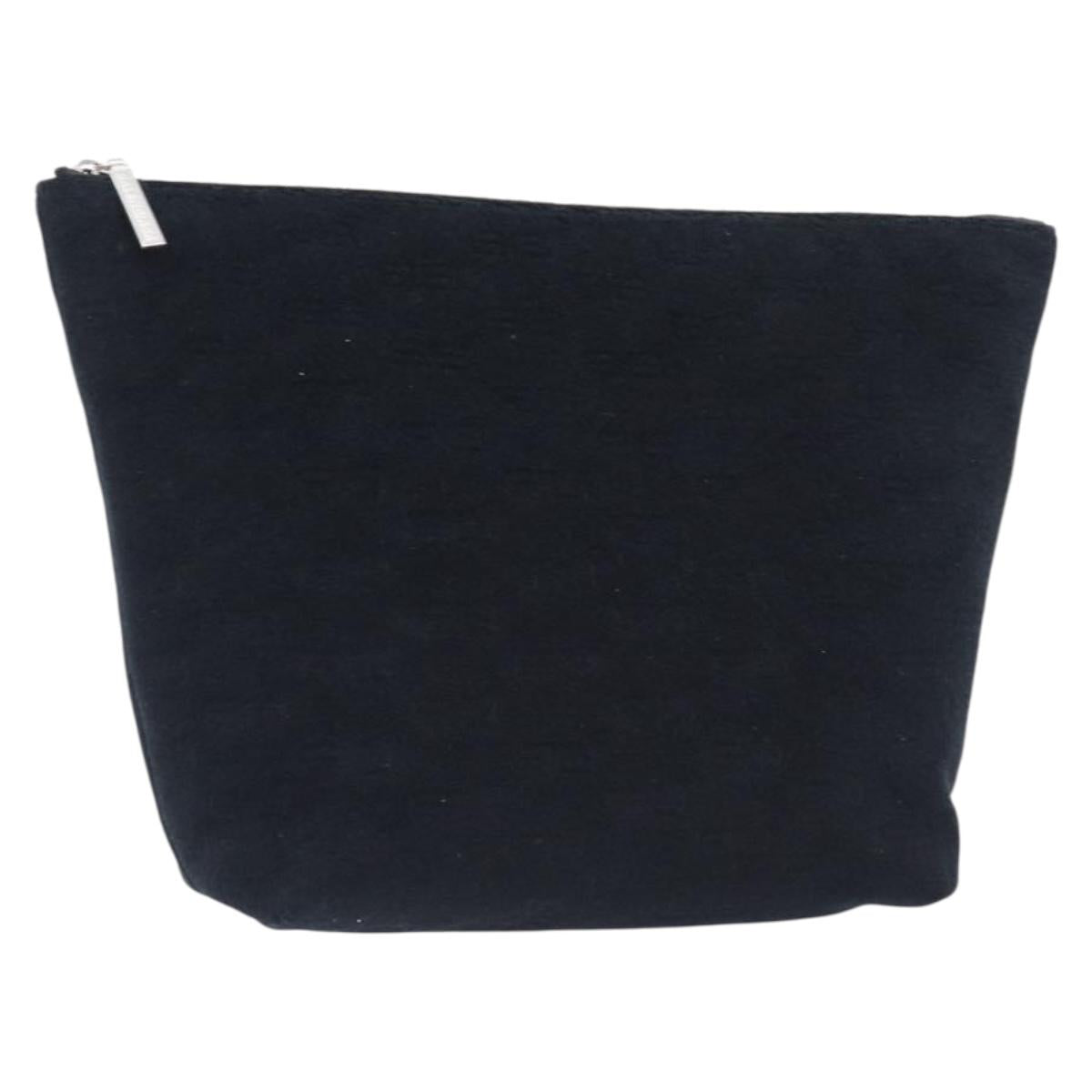 Balenciaga Clutch Bag Pile Black Silver