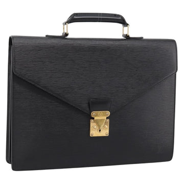 LOUIS VUITTON Epi Serviette Conseiller Briefcase Black M54422 LV Auth ep15809A