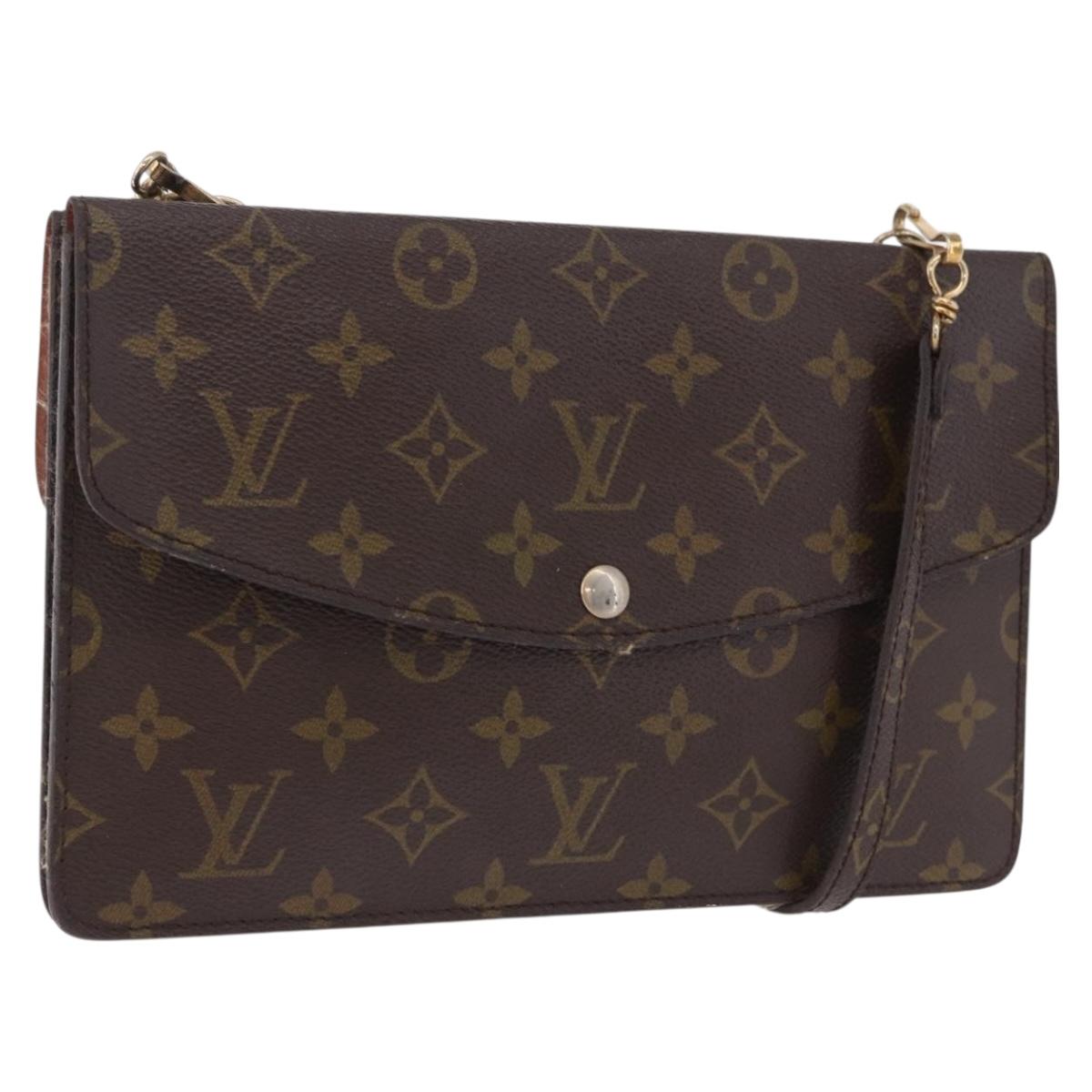 Louis Vuitton Monogram Double Rabat Shoulder Bag
