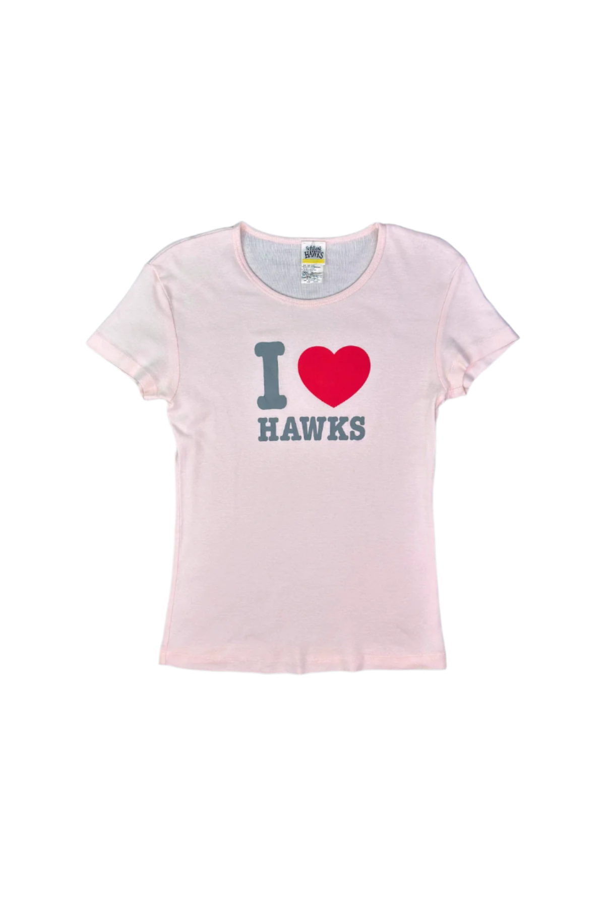 Soft Bank Hawks Crew Neck Cap Sleeve T-Shirt