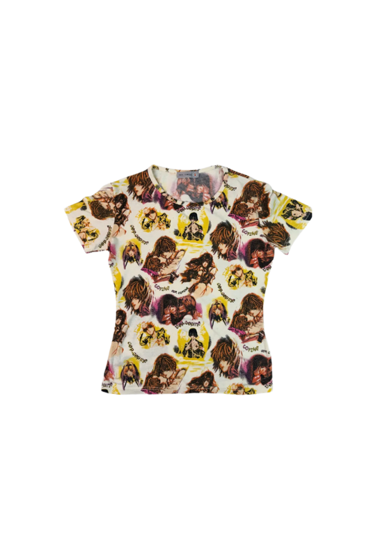 Cop Copine Paris Anime Printed T-Shirt
