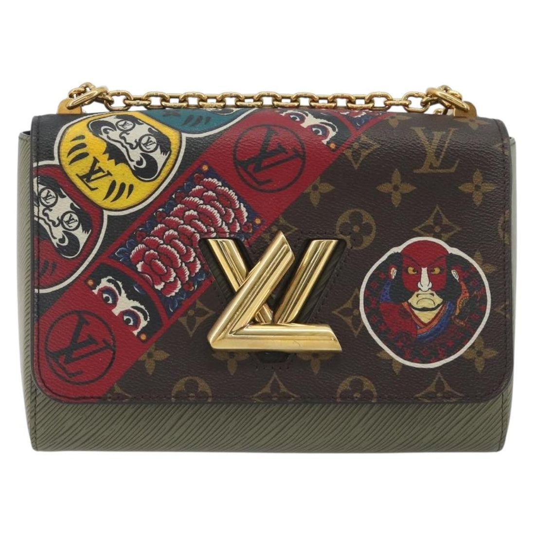 LOUIS VUITTON Monogram Kabuki Twist MM Shoulder Bag M67270 LV Auth 197161M