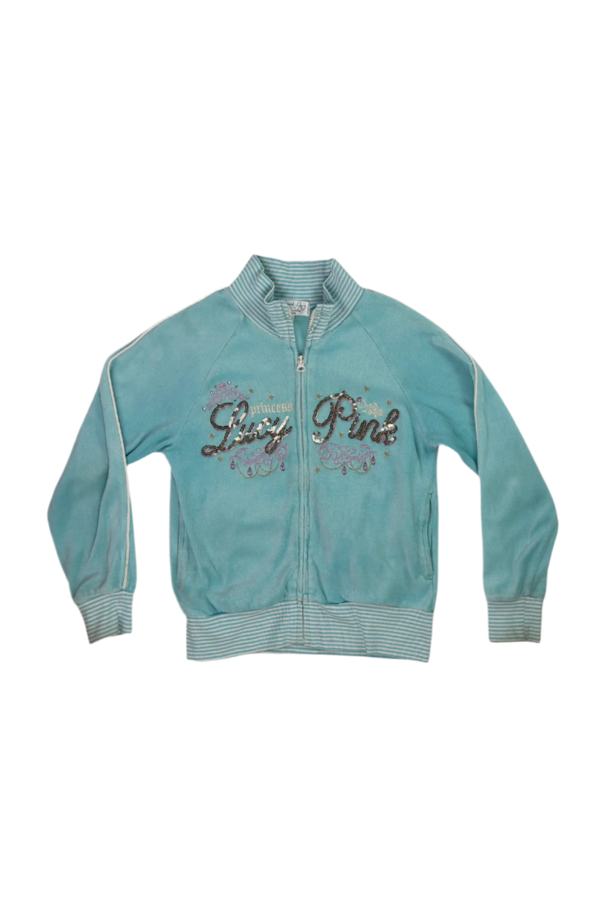 French Soda Lucy Pink Zip Jacket
