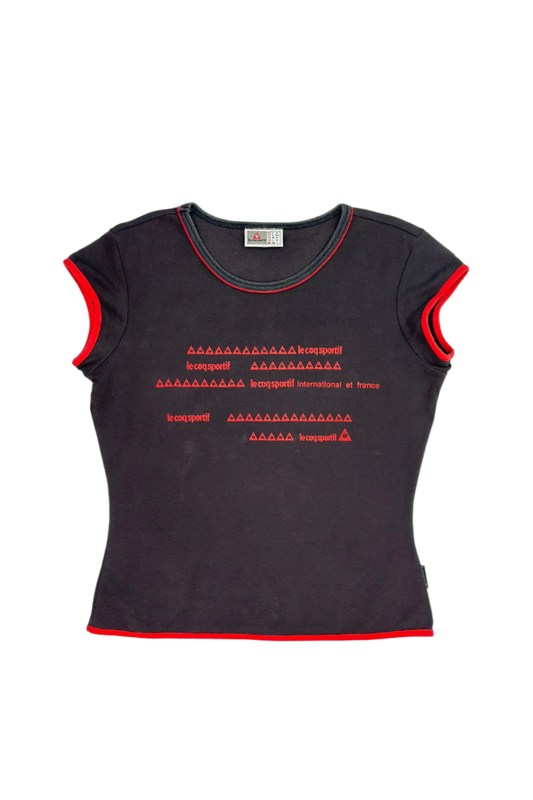 Le Coq Sportif Cap Sleeve Crew Neck T-Shirt