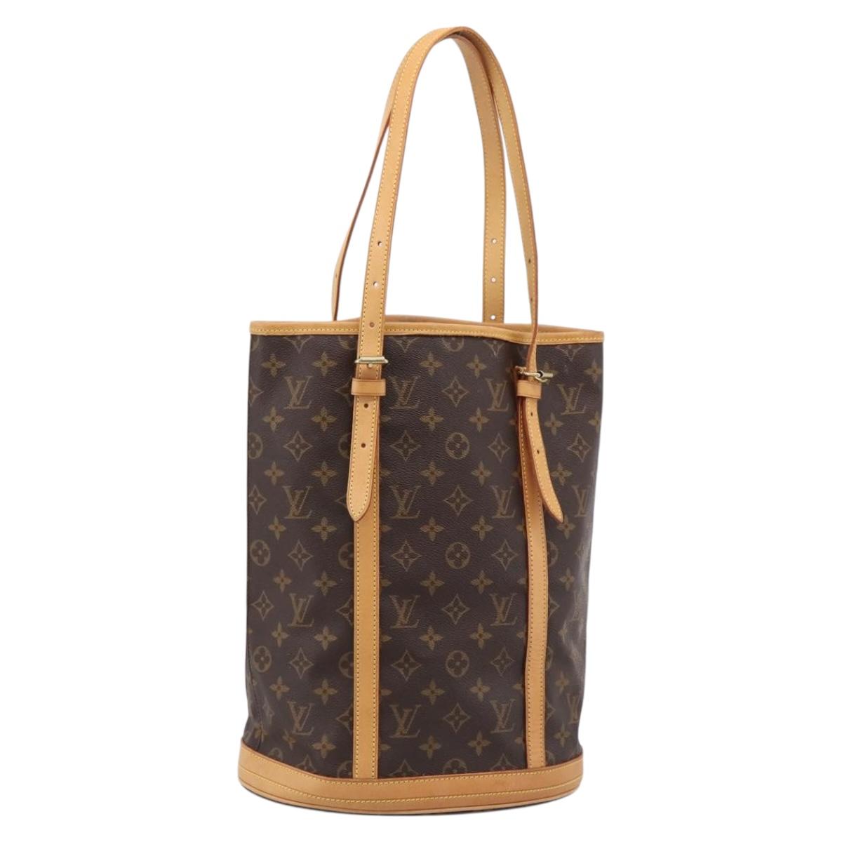 Louis Vuitton Monogram Bucket GM Shoulder Bag (Grade D)