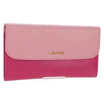 Miu Miu Wallet Leather Pink