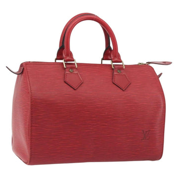 LOUIS VUITTON Epi Speedy 25 Hand Bag Castilian Red M43017 LV Auth 196381A