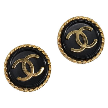 Chanel Earring Metal Gold Tone CC (Grade B)